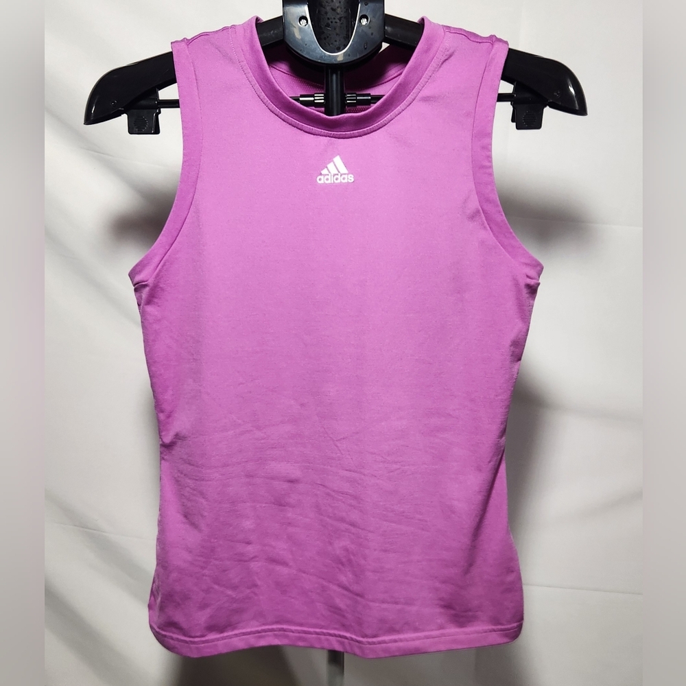🌸 3/$25 🌸 Adidas Purple Sleeveless Top-Size L (Girls)